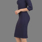 Seed Segovia Sleeved Pencil Dress 