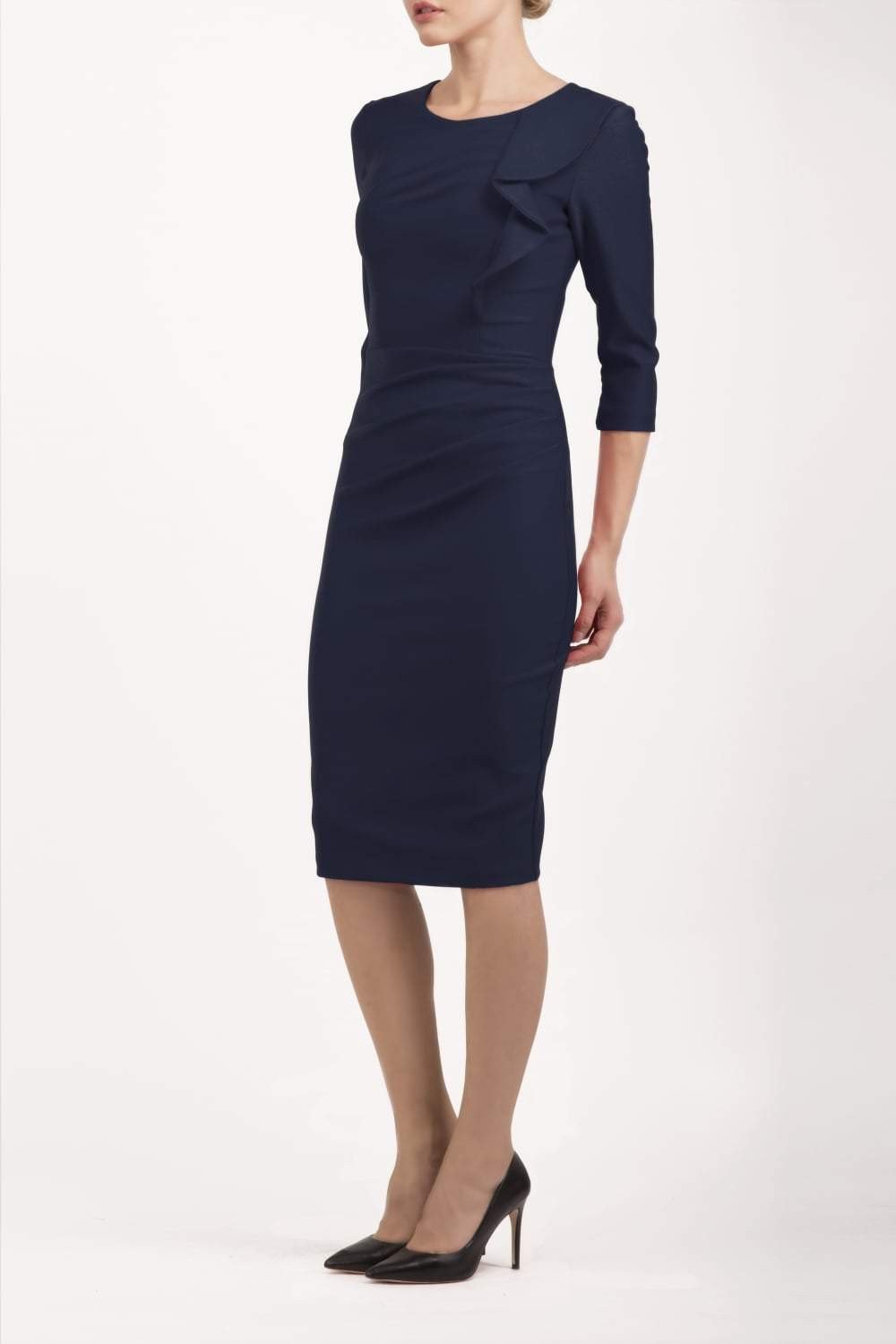 Seed Shirley Three-Quarter Sleeve Dress 