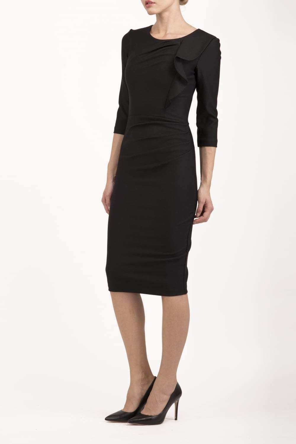 Seed Shirley Three-Quarter Sleeve Dress 