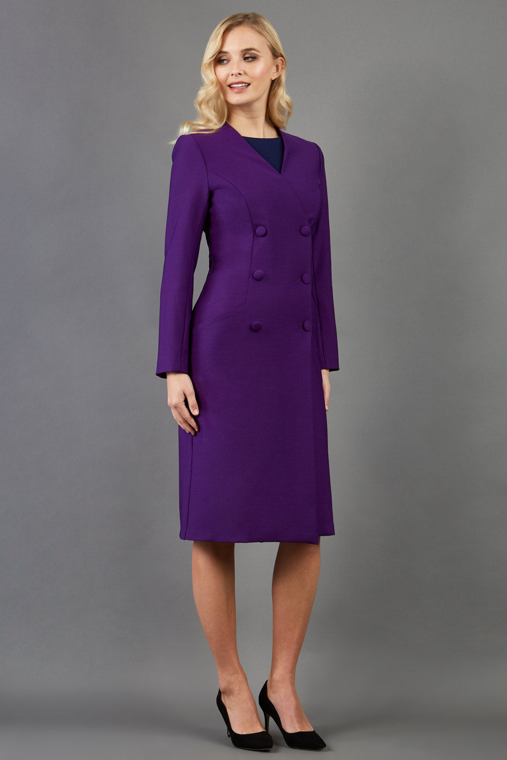 Seed Silverstone Long Sleeve Coat Dress 