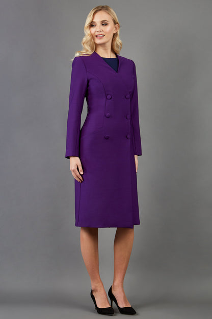 Seed Silverstone Long Sleeve Coat Dress 
