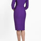 Seed Thornton Round Neck Three-quarter Sleeve Pencil Dress 