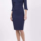 Seed Tuscany Round Neck Pencil Dress 