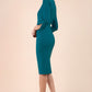 Seed Tuscany Round Neck Pencil Dress 