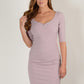 HYBRID MAURA CREPE SWEETHEART NECKLINE DRESS