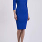 Tiffany Square Neckline Pencil Dress 