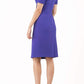 Tregony Short Sleeve V Neck Pencil Dress 