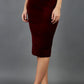 Triste Velvet Pencil Skirt 