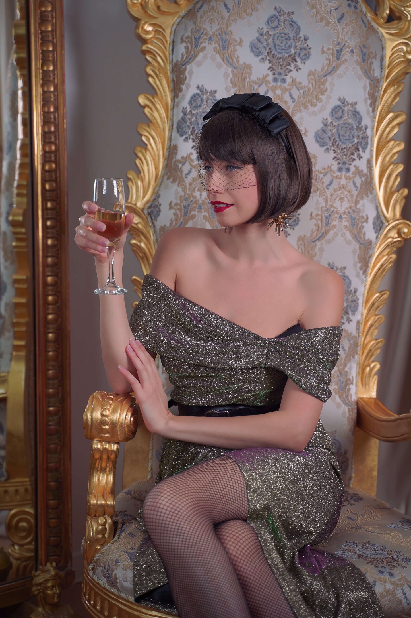 Unity Glitter Midaxi Dress 