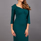 Venetia 3/4 Sleeved Pencil Dress 