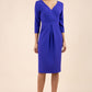 Wimpole Low V-Neck Sleeved Dress 