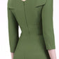 York 3/4 Sleeve Pencil Dress 