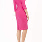 York 3/4 Sleeve Pencil Dress 