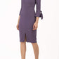 Zoe Pencil Dress Dark Mauve