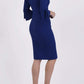 Zoe Pencil Dress Oxford Blue