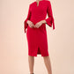 Zoe Pencil Dress Ruby Red