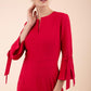 Zoe Pencil Dress Ruby Red