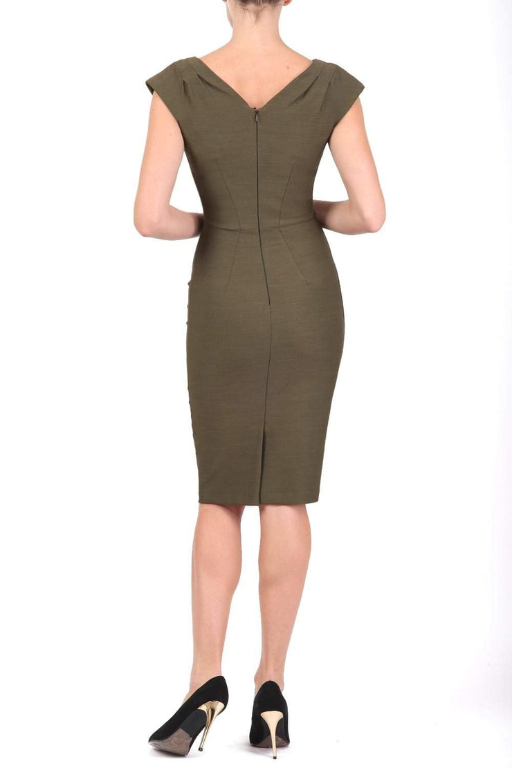 Anna Sleeveless Pencil Skirt Dress